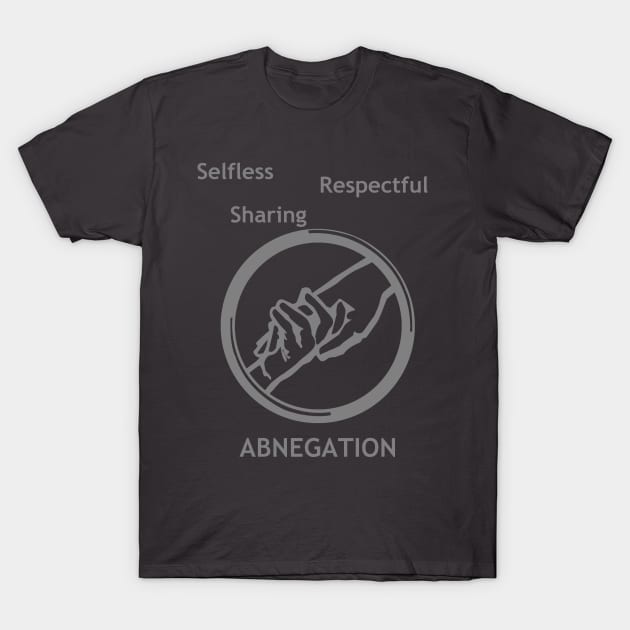 Abnegation T-Shirt by IllogicalBeans